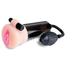 Pump Worx Travel Pump Trio Set with Fanta-Flesh pump topper and Beginners Power Pump for on-the-go pleasure and enlargement in a travel box.
