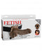 Fetish Fantasy Series 7-inch Hollow Strap-On with Balls in Brown: Boost Your Confidence and Pleasure