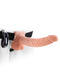 Fetish Fantasy Series 9-Inch Vibrating Hollow Strap-On with Balls - Boost Confidence and Satisfaction