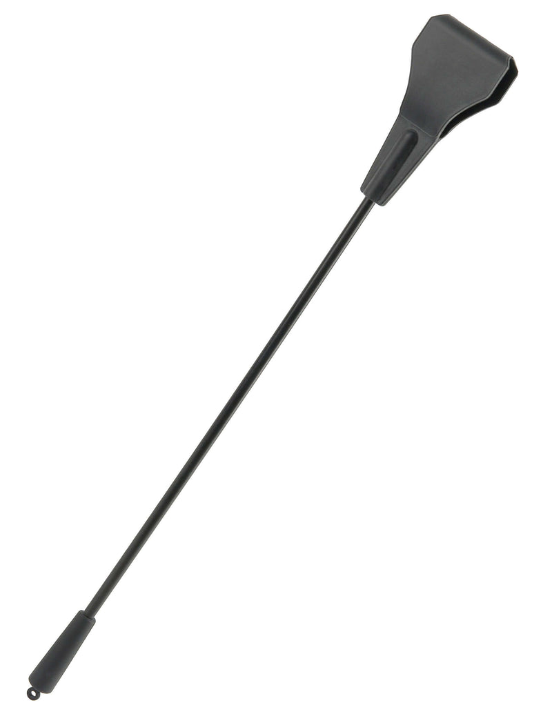 Fetish Fantasy Silicone Crop provides pleasant punishment, submit to desire, 28-inch black crop for BDSM, crack and control in every swing.