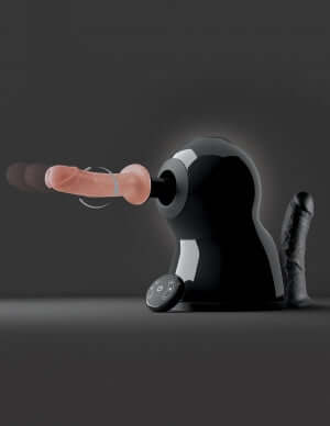 Fetish Fantasy Series The Bigger Bang Thrusting and Rotating Sex Machine with remote control on black background