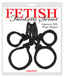 Pipedream Products Fetish Fantasy Series Japanese Silk Rope Hogtie Black at $19.99