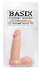 Basix Rubber Works 6" Flesh Dong, Phthalate and Latex-Free, Hypoallergenic, Realistic Shape in Packaging