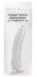 Basix Rubber Works Slim 7" Clear Dong – Your Gateway to Sensual Fulfillment!