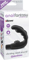Vibrating Reach Around anal toy in packaging from Anal Fantasy Collection by Pipedream, made of phthalate-free silicone and waterproof.