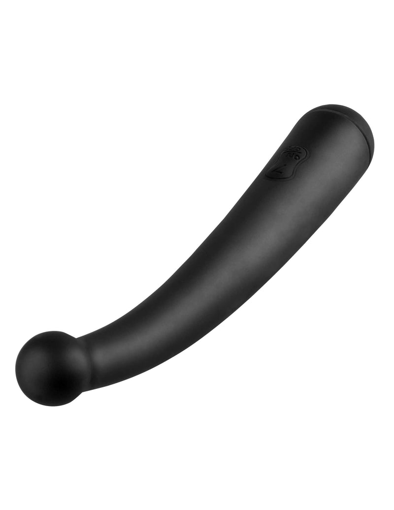 Pipedream Anal Fantasy Vibrating Curve P-Spot Stimulator Black with curved shaft and beaded tip for ultimate anal stimulation