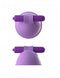 Fantasy For Her Vibrating Breast Suck-Hers Purple - Silicone nipple stimulator with dainty pleasure nubs and vibrating feature.