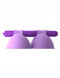 Fantasy For Her Vibrating Breast Suck-Hers Purple with silicone cups and vibrating function for breast stimulation.