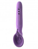 Fantasy For Her Vibrating Roto Suck-Her, soft silicone suction cup, purple color, designed for intense pleasure and satisfaction for women