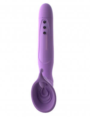 Fantasy For Her Vibrating Roto Suck-Her, soft silicone suction cup, purple color, designed for intense pleasure and satisfaction for women