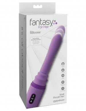 Fantasy For Her Love Thruster Purple Vibrator in Packaging