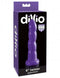 Dillio 6 inches Twister Purple Dong in packaging with suction cup base, by Pipedream, USA made, and strap-on harness compatible.