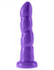 Dillio 6 inches Twister Purple Dong with suction cup base and rippled texture for enhanced pleasure.