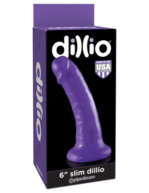 Pipedream Products Dillio 6 inches Slim Dildo Purple at $17.99