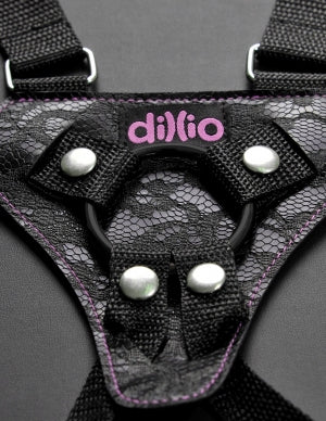 Pipedream Products Dillio 6 inches Strap On Suspender Harness Set Pink at $51.99