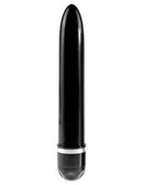 Black 8-inch vibrating dildo with a sleek design and powerful multi-speed functionality for maximum satisfaction and realistic experience.