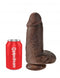 Pipedream Products King Cock Chubby 9 inches Cock with Balls Brown Dildo Real Deal RD at $64.99
