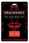 Pipedream Products Oral Sex Dice Lick-Suck-Blow-Kiss Game at $3.99