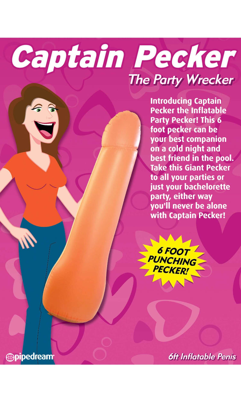 Pipedream Products Bachelorette Party Favors Captain Pecker Inflatable Party Pecker at $29.99