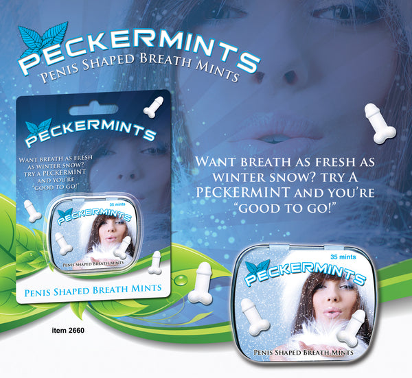 HOTT Products Peckermints Penis Shaped Breath Mints 35 pc at $4.99