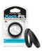 Perfect Fit Xact Fit #14 black silicone cock ring 2-pack packaging and rings for precise sizing and enhanced comfort