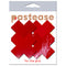 PASTEASE PETITE PLUS X FAUX LATEX RED CROSSES-0