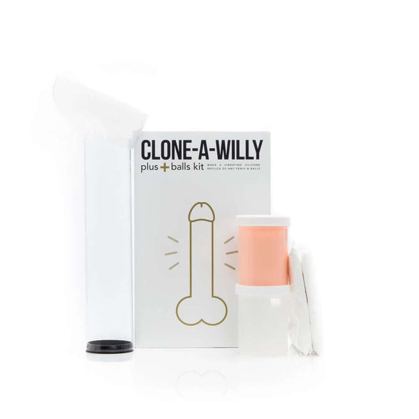 Empire Labs Clone-A-Willy Plus Balls Light Tone Vibrating Silicone Dildo Kit at $79.99