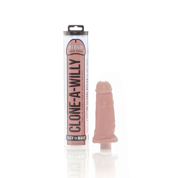Empire Labs Clone-A-Willy Medium Skin Tone Vibrating Silicone Dildo Kit at $49.99