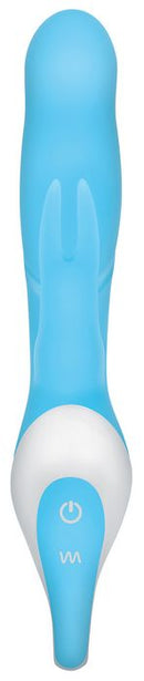 Evolved Novelties Evolved Novelties Silicone Rechargeable Raging Rabbit Small Blue at $64.99
