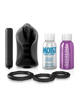 Pipedream Products PDX Elite Vibrating Silicone Stimulator Black at $34.99