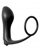 PDX Elite Ass-Gasm Vibrating Kit with ribbed grip and suction for enhanced stimulation