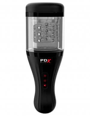 PDX Elite Talk Dirty Rotobator Male Masturbation Device with Sexy Talk and Rotating Stimulation