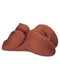 PDX Plus EZ Bang Torso Brown Skin Tone Masturbator with raised vaginal and anal cavities for easy penetration and maximum comfort.