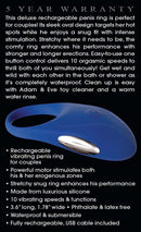 Evolved Novelties Adam & Eve Rechargeable Couples Penis Ring at $49.99