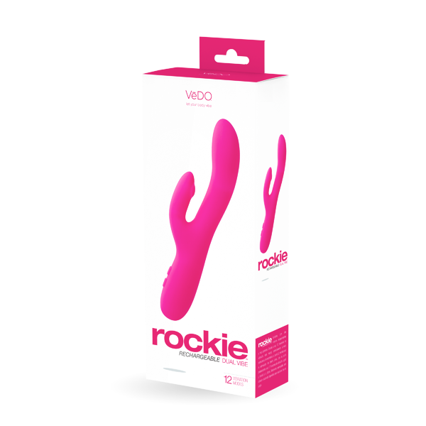 Vedo Vedo Rockie Dual Rechargeable Vibe Foxy Pink at $64.99
