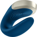 Satisfyer Satisfyer Double Love Blue Luxury Partner Vibrator at $59.99
