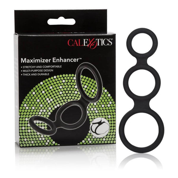 California Exotic Novelties Mansizer Maximizer Enhancer Ring Black at $5.99