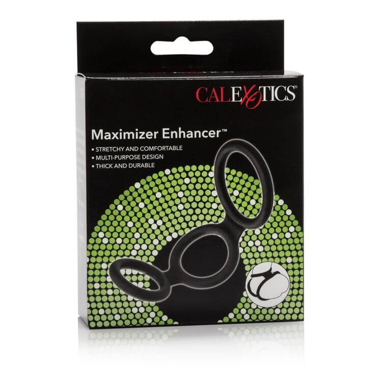 California Exotic Novelties Mansizer Maximizer Enhancer Ring Black at $5.99