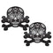 Pastease PASTEASE SKULL BLACK GLITTER CANDY at $7.99