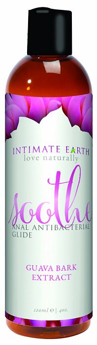 Intimate Earth Soothe Glide Anti-Bacterial Anal Lubricant - 4 oz (120m Intimate Earth Soothe Glide Anti-Bacterial Anal Lubricant - 4 oz (120m