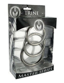 XR Brands Master Series Trine Steel Cock Ring Set at $8.99