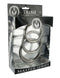 XR Brands Master Series Trine Steel Cock Ring Set at $8.99