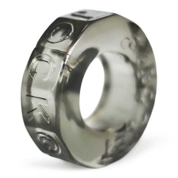 Oxballs Sprocket Cock Ring, black, blubbery and squishy material for ultimate comfort and performance enhancement in intimate experiences