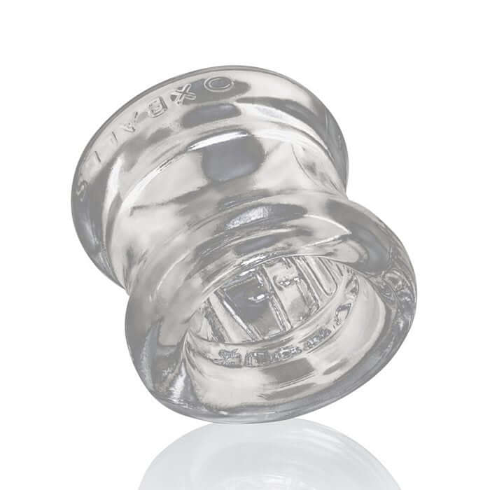 Oxballs Squeeze Ball Stretcher clear design enhances sensations and offers incredible comfort for intimate experiences