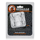 Oxballs Squeeze Ball Stretcher in retail packaging for enhanced sensations and serious stretching with soft-grip comfort.