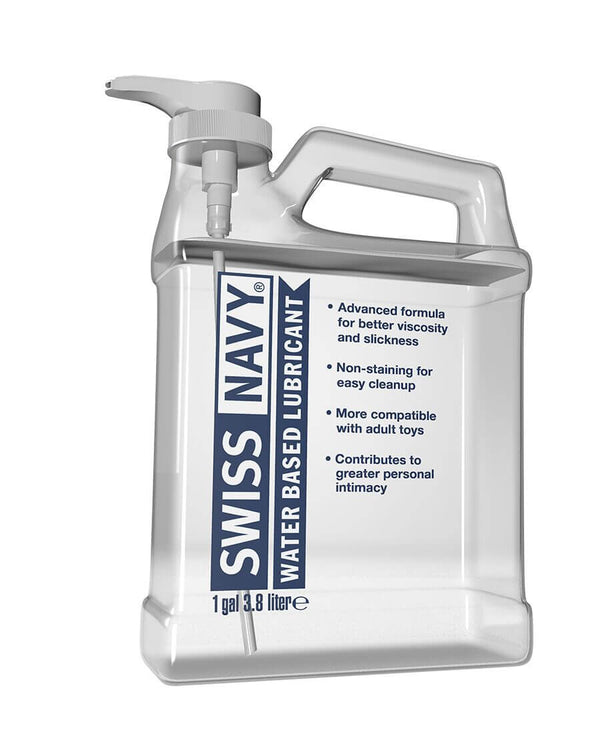 SWISS NAVY WATER BASED LUBE 1 GALLON-0