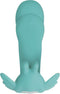 Evolved Novelties The Butterfly Effect Clitoral and G-Spot Teal Green Rabbit Style Vibrator at $74.99