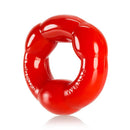 Oxballs Thruster Cock Ring Red, ultimate dick-enhancing experience for maximum manhood enhancement and intense pleasure.