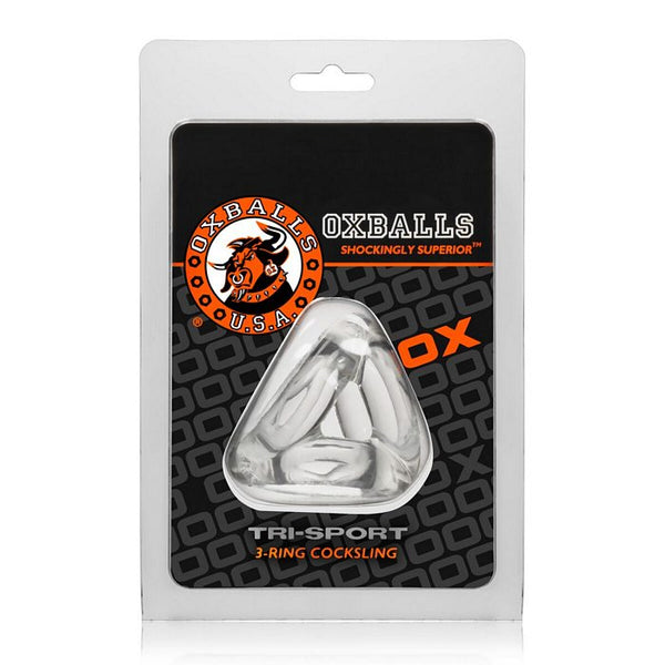 OXBALLS Tri Sport 3 Ring Sling Clear by Oxballs at $17.99