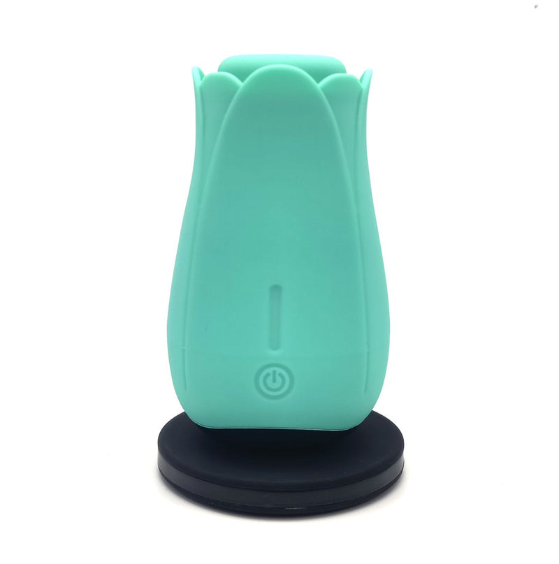 Tulip Pro Suction Vibe Teal Rechargeable Vibrator